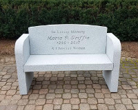 Custom Granite Bench