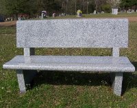 Custom Granite Bench